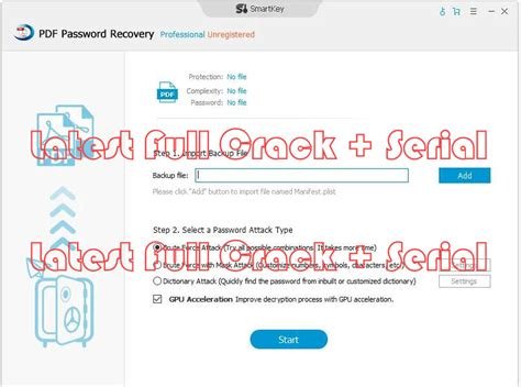 Any PDF Password Recovery